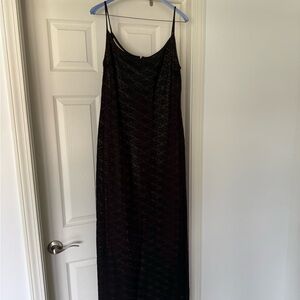 Alex Evenings Black Wave Dress
